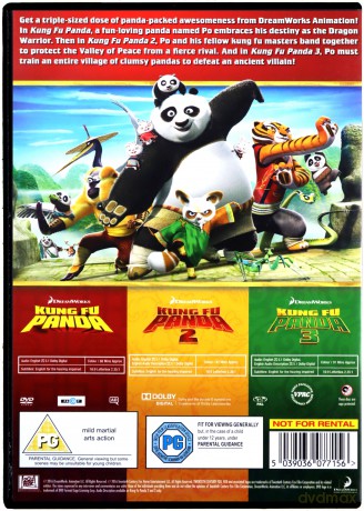 Kung Fu Panda 1-3 [DVD]