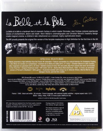 La Belle Et La Bete (Piękna i bestia) [Blu-Ray]