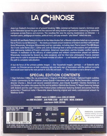 La Chinoise (Chinka) [Blu-Ray]