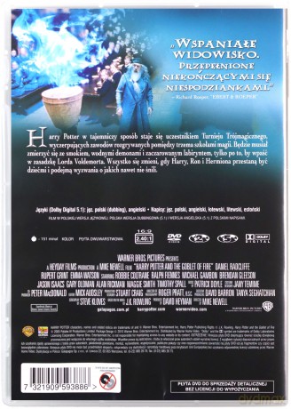 Harry Potter i Czara Ognia [DVD]