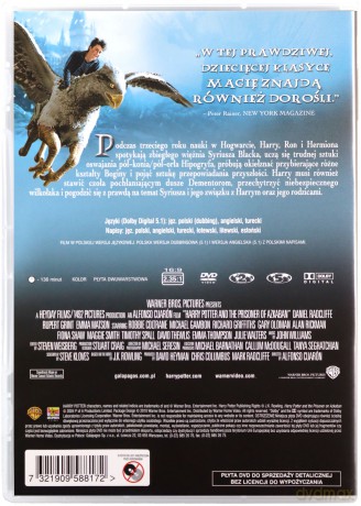 Harry Potter i Więzień Azkabanu [DVD]