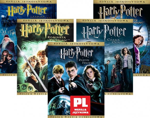 Harry Potter lata 1-5 Pakiet [5DVD]