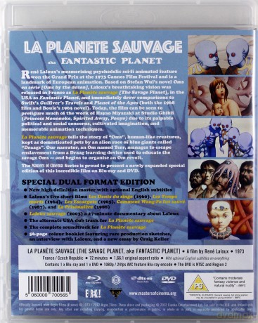 La Planete Sauvage (Fantastic Planet) (Dzika planeta) [Blu-Ray]