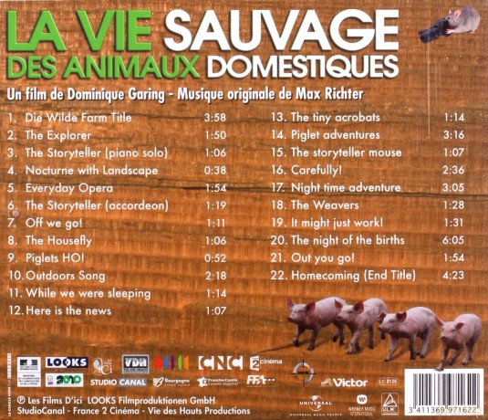 Max Richter: La Vie Sauvage Des Animaux Domestiques [CD]