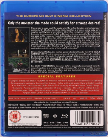 Lady Frankenstein (Córka Frankensteina) [Blu-Ray]