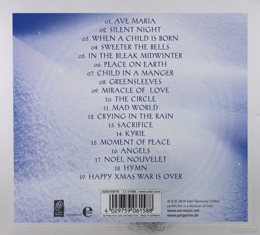 Gregorian: Christmas Chants. Live in Berlin (digipack) [CD]
