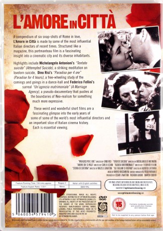 Lamore In Citta (Miłość w mieście) [DVD]