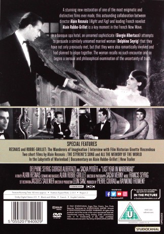 Last Year In Marienbad (Zeszłego roku w Marienbadzie) [DVD]