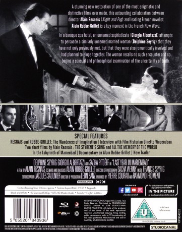 Last Year In Marienbad (Zeszłego roku w Marienbadzie) [Blu-Ray]