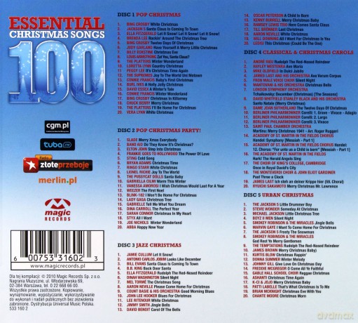 100 Essential Christmas Songs [BOX] [5CD]