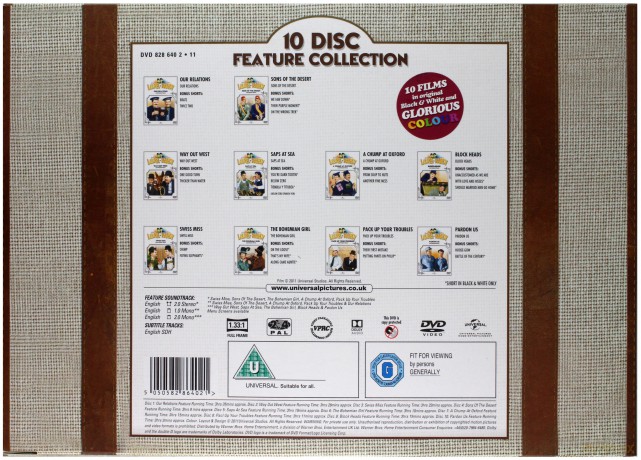Laurel Hardy Feature Film Collection [10xDVD]