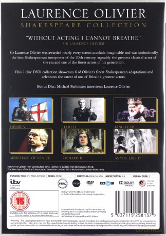 Laurence Olivier Shakespeare Collection [DVD]