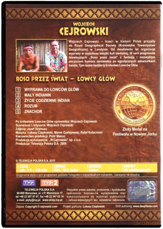 Boso przez Świat: Łowcy głów - Wojciech Cejrowski [DVD]