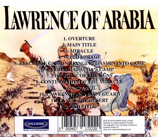 Lawrence Of Arabia soundtrack (Maurice Jarre) [CD]