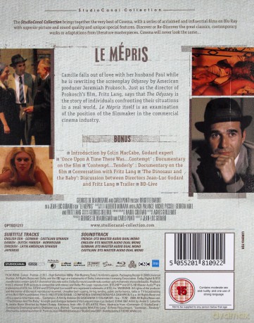 Le Mepris (Pogarda) [Blu-Ray]