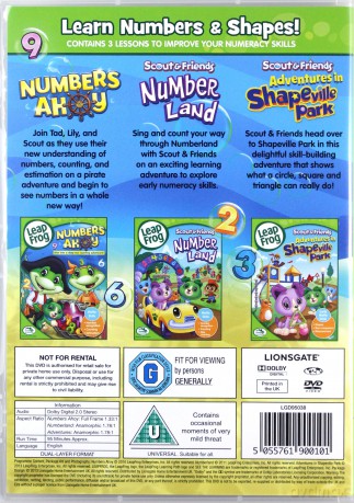 Leap Frog Learn Numbers And Shapes [DVD]