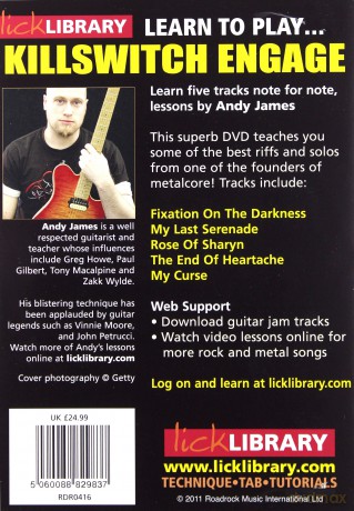 Learn To Play Killswitch Engage James An [DVD]
