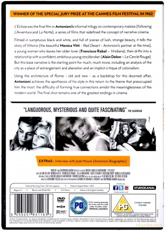 Leclisse (Zaćmienie) [DVD]