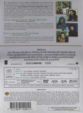 Robin Hood Książę Złodziei edycja specjalna [2DVD]