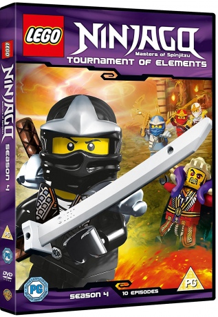 LEGO Ninjago Season 4 (Ninjago: Mistrzowie Spinjitzu) [DVD]