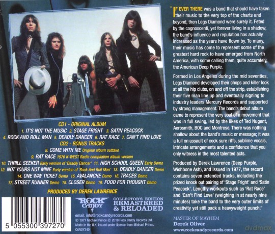 Legs Diamond: Legs Diamond [2CD]