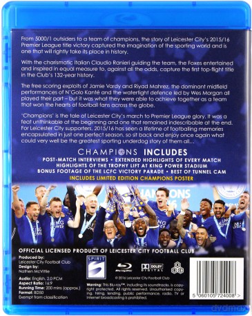 Leicester City FC Season Review 20152016 [Blu-Ray]
