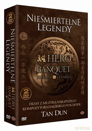 Tan Dun - Nieśmiertelne Legendy: Banquet. 100 dni cesarza / Hero BOX [2DVD]