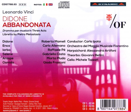 Leonardo Vinci: Didone Abbandonata [3CD]