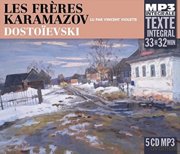 Fiodor Dostoievski: Les Freres Karamazov. Lu Par Vincent Violette [5CD]
