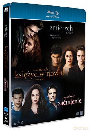 Zmierzch Trylogia: Zmierzch / Księżyc w nowiu / Zaćmienie [BOX] [3Blu-Ray]