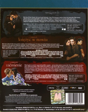 Zmierzch Trylogia: Zmierzch / Księżyc w nowiu / Zaćmienie [BOX] [3Blu-Ray]
