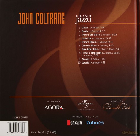 Giganci Jazzu 10: John Coltrane (digibook) [CD]