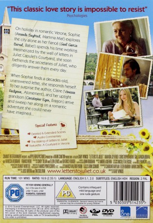 Letters To Juliet (Listy do Julii) [DVD]