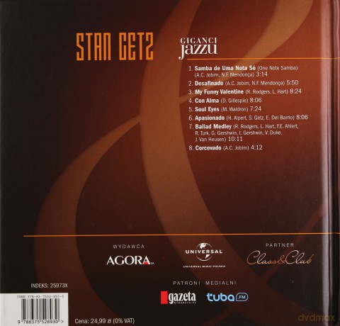 Giganci Jazzu 14: Stan Getz (digibook) [CD]