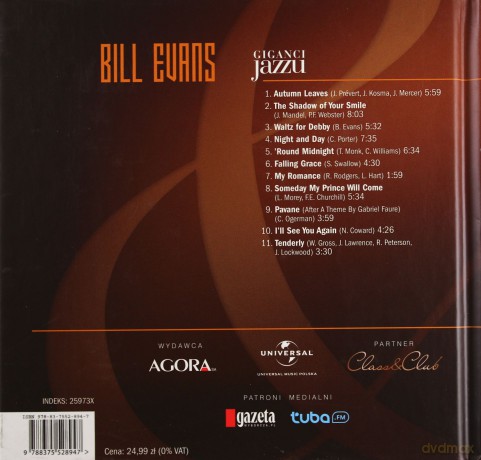 Giganci Jazzu 15: Bill Evans (digibook) [CD]