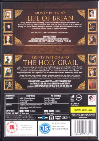 Żywot Briana / Monty Python i Święty Graal [2DVD]