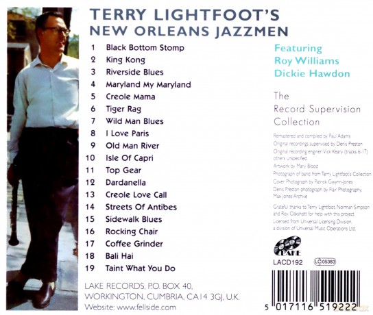 Terry Lightfoot: Lightfoot At Lansdowne [CD]