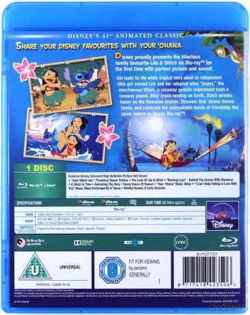 Lilo And Stitch (Lilo i Stitch) [Blu-Ray]
