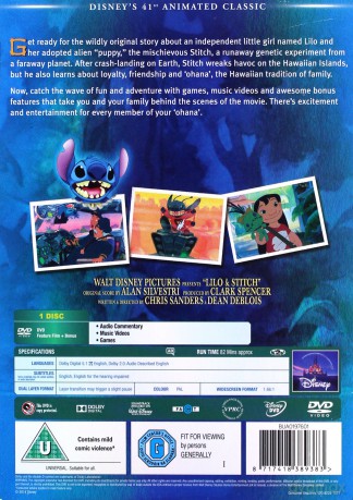 Lilo Stitch (Lilo i Stitch) [DVD]