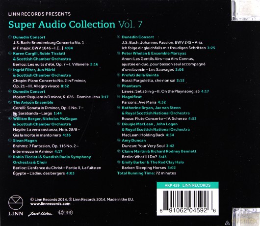 Linn Super Audio Collection Volume 7 [CD]