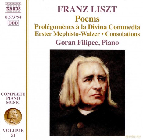 Goran Filipec: Liszt/Piano Music Vol 51 [CD]