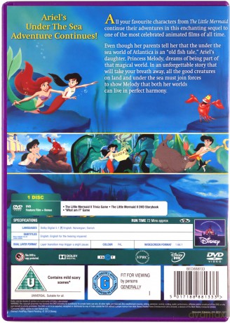 Little Mermaid 2 (Mała Syrenka 2: Powrót do morza) [DVD]