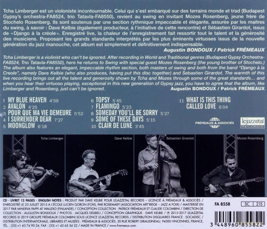 Tcha Limberger Trio With Mozes Rosenberg: Live [CD]