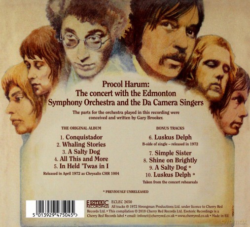 Procol Harum: Live - In Concert With The Edmonton Symphony Orchestra [CD]
