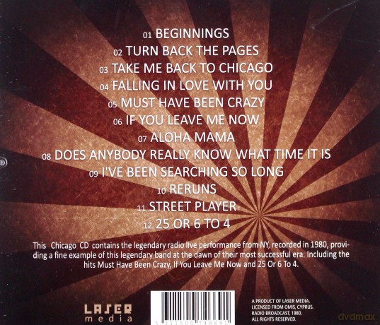 Chicago: Live 1980 Radio Recordings [CD]