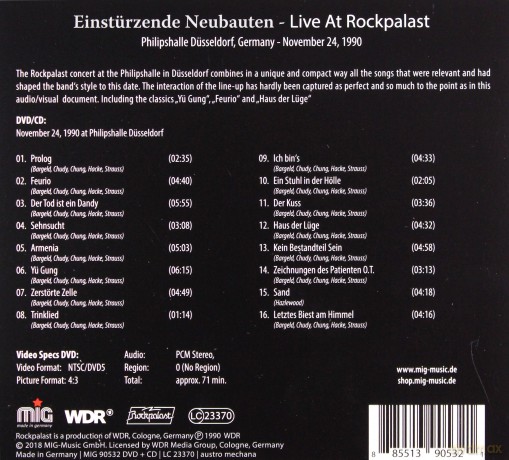 Einsturzende Neubauten: Live At Rockpalast [2CD]