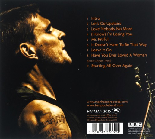 Ben Poole: Live At The Royal Albert Hall [CD]