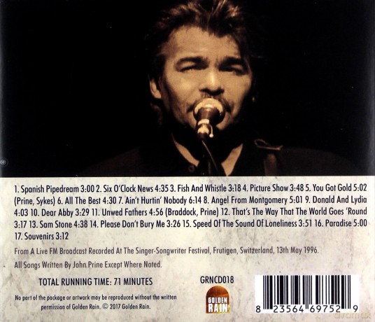 John Prine: Live At The Singer Songwriter Festival [CD]