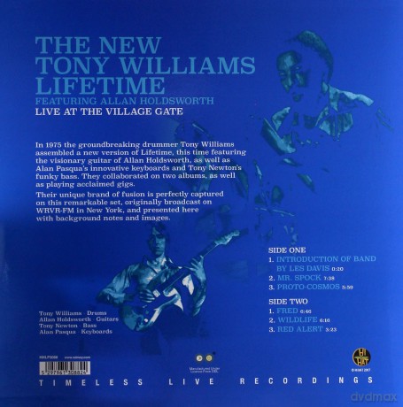 New Tony Williams Lifetime (Feat. Allan Holdsworth): Live At The Village Gate [Winyl]