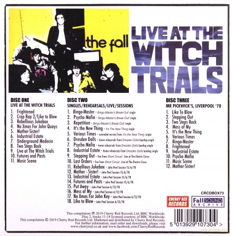 Fall: Live At The Witch Trials [3CD]